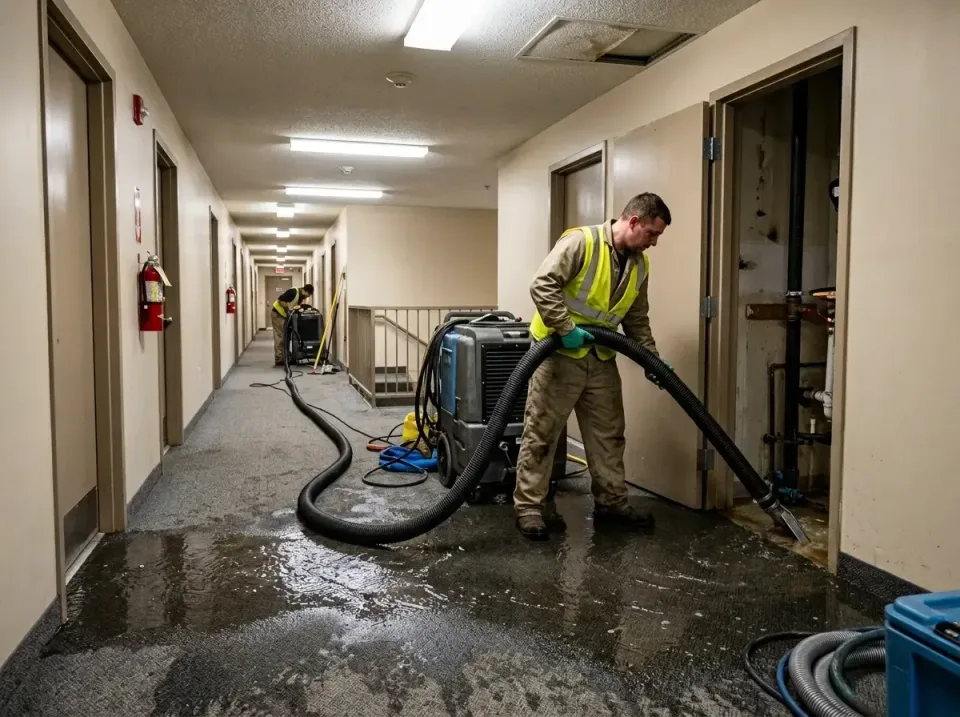 multi-unit-apartment-hallway-f-005 — frequently asked questions, Emergency Burst Pipe Water Extraction & Removal in Ladera H…